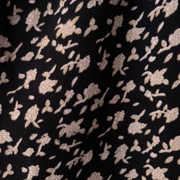 Mini Floral Babydoll Dress Black XS - Picture 2 of 9